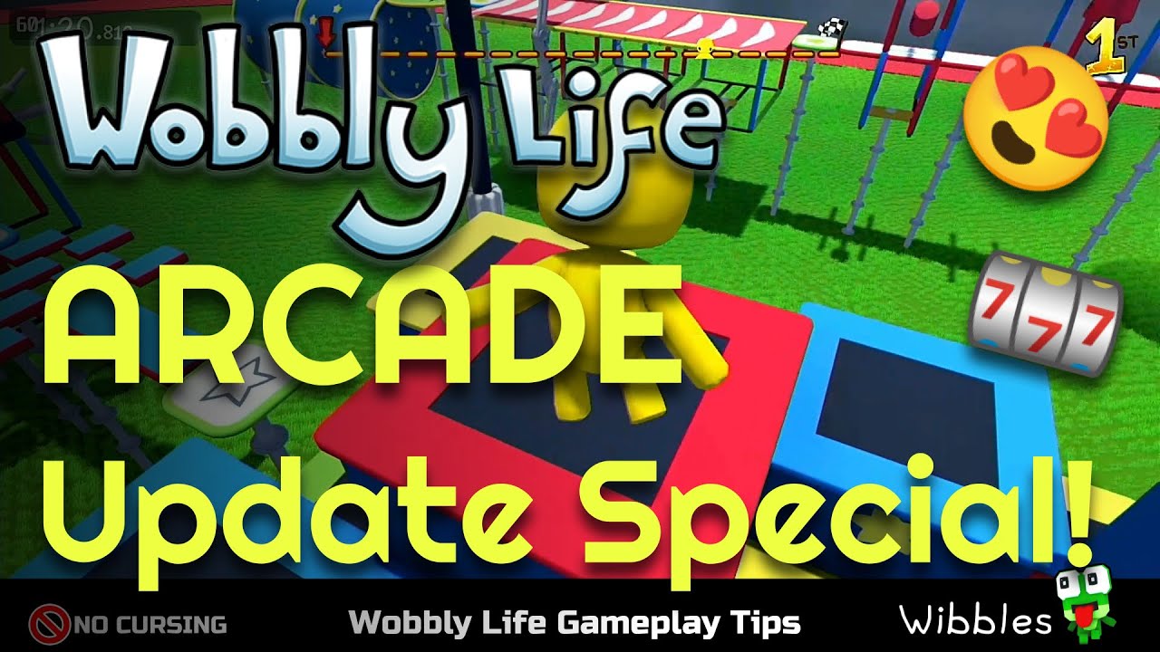 Wobbly Life ARCADE UPDATE Is Awesome! | We Play WOBBLE RUN | (Wobbly Life NEW ARCADE UPDATE 2023)
