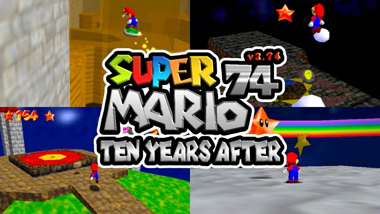 Super Mario 74 - Ten Years After (Super Deluxe)「Remaining Stars」 [Savestateless]