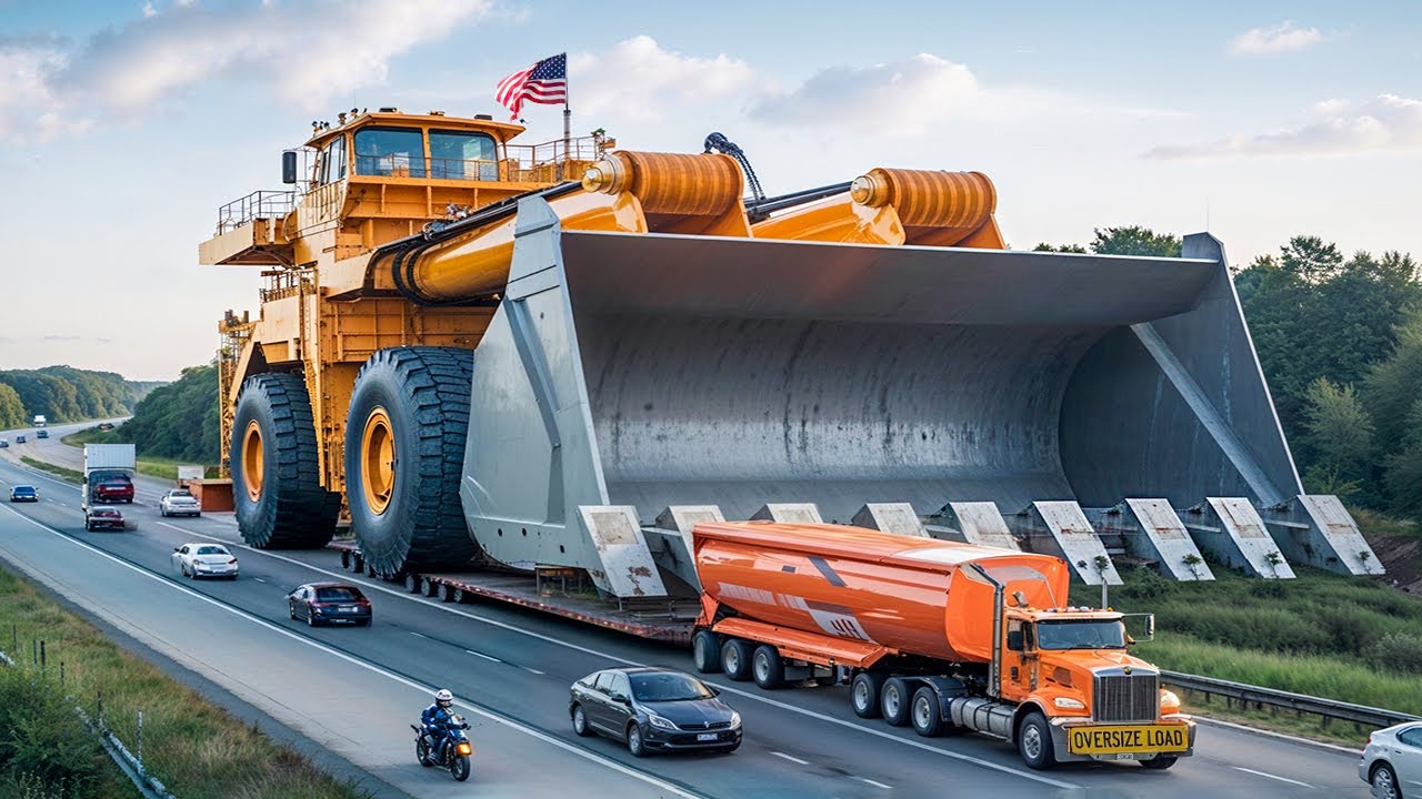 Extreme Dangerous Transport Skill Operations Oversize Truck |  BIGGEST HEAVY EQUIPMENT MACHINES  #19