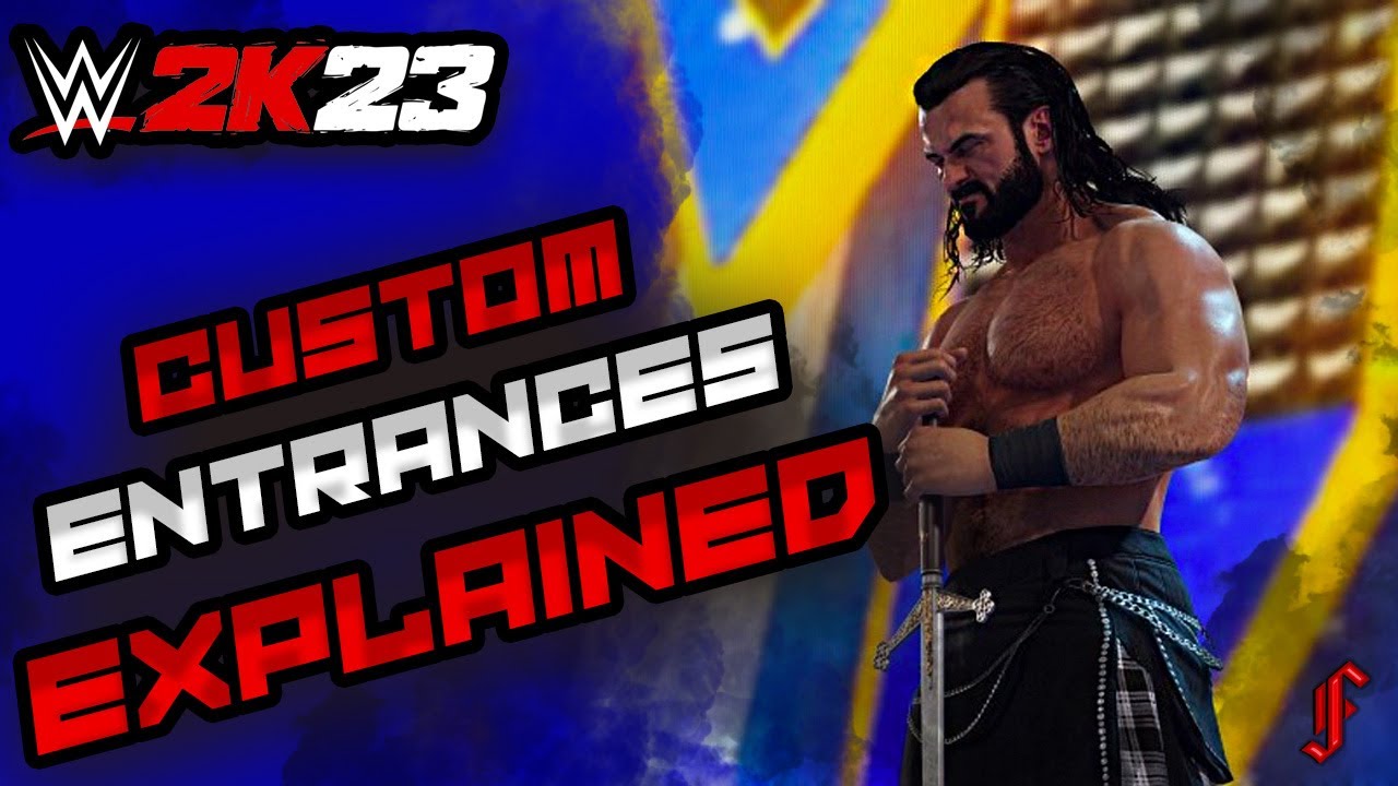 WWE 2K23 - CREATED ENTRANCE EXPLAINED !!!!!!!!!! HOW TO MAKE CUSTOM ENTRANCES IN WWE 2K23