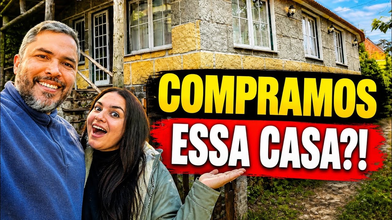 COMPRAMOS NOSSA CASA NUMA ALDEIA EM PORTUGAL 🇵🇹🏡