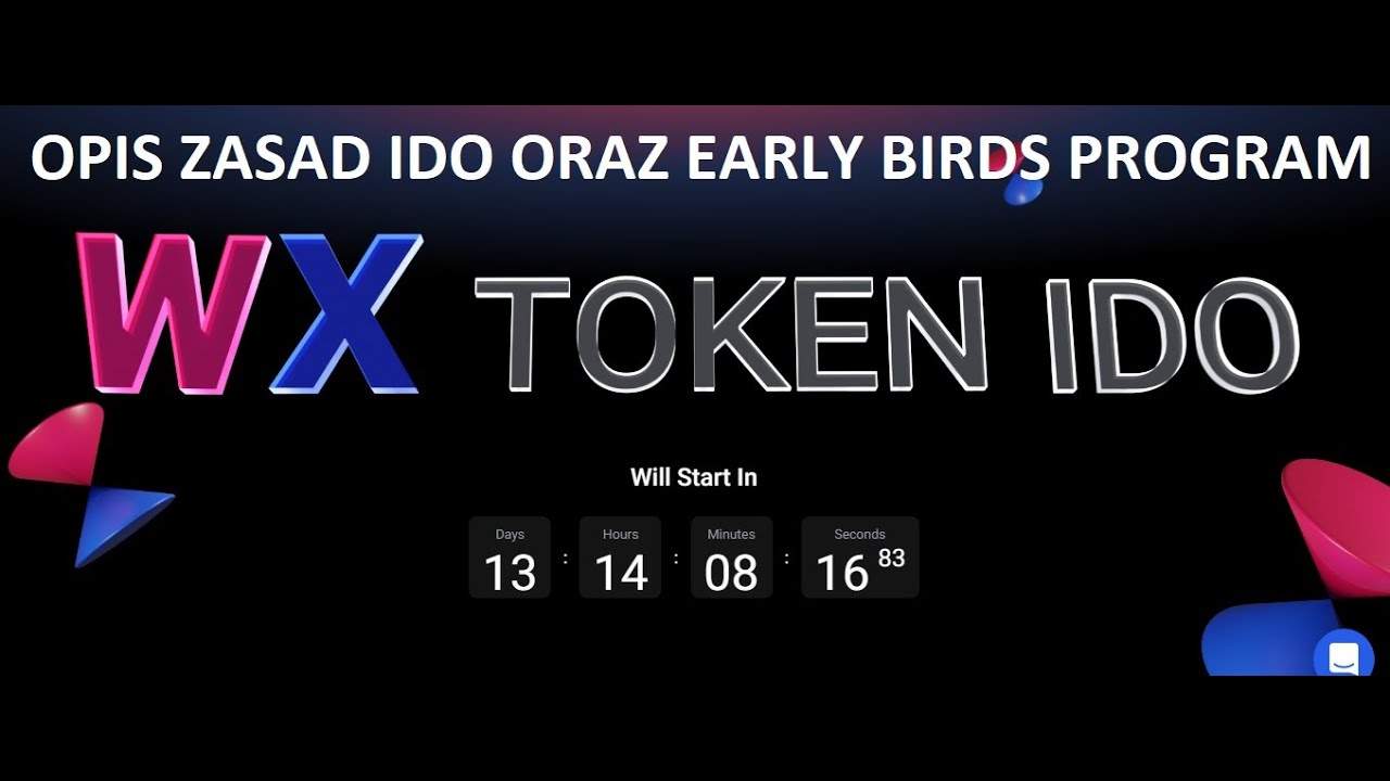 Waves Exchange WX IDO oraz Early Birds Program. Najlepsze IDO na Waves?  Czy zn&oacute;w będzie kosmos?