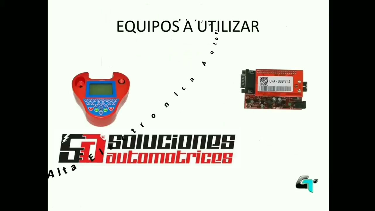 Aprendiendo a utilizar el equipo UPA (Programador universal)