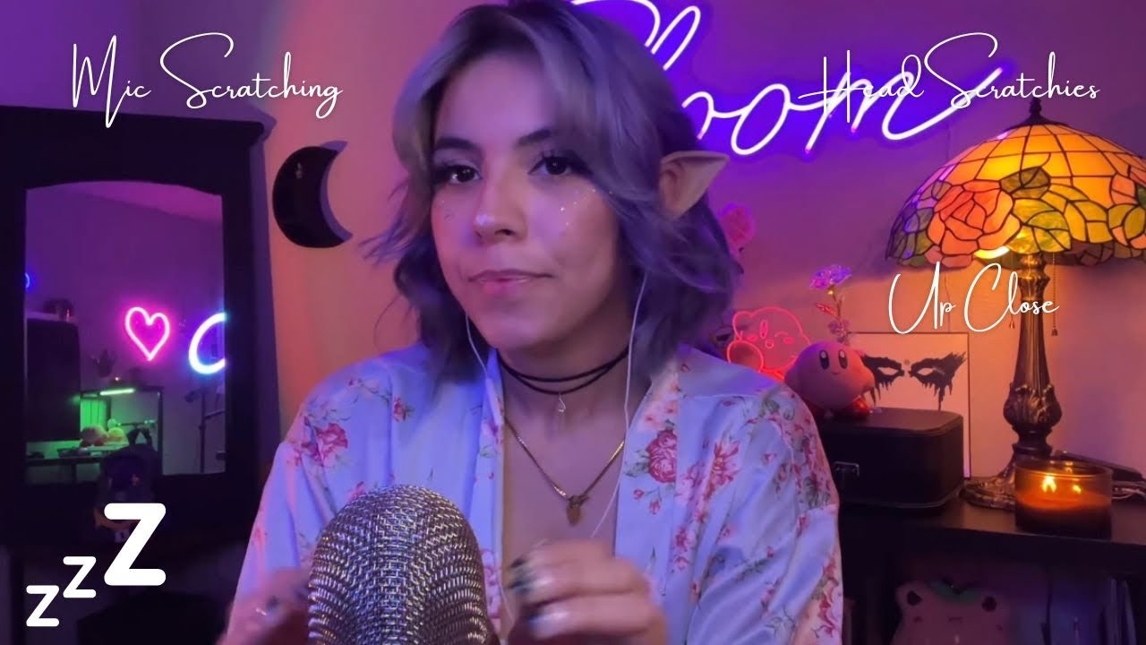 Luna Bloom Mic Scratching Compilation | No Cover, Upclose, Mic Triggers, Head Scratchies