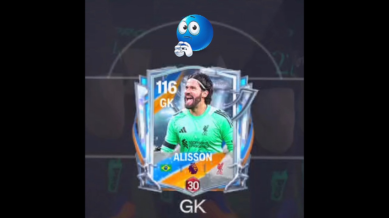 I faced Alisson 🧤 #fcmobile