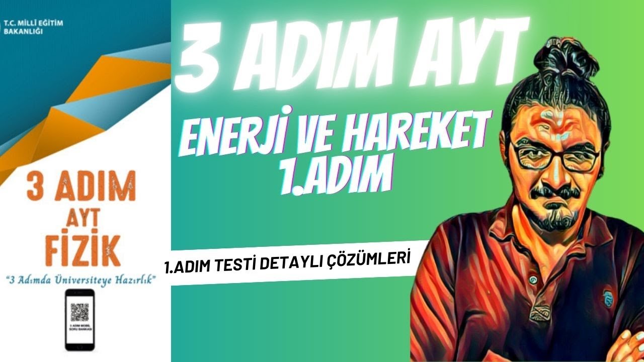 ⚡ AYT Fizik | İş – Güç – Enerji 3 Adım Testi | 1. Adım Çözümünde Kritik Noktalar!