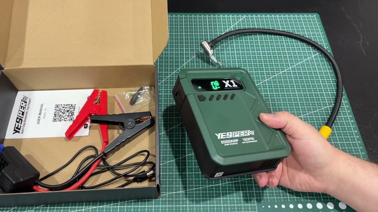 Can the YESPER 2000A Peak Car Jump Starter with Air Compressor Get the Job Done?