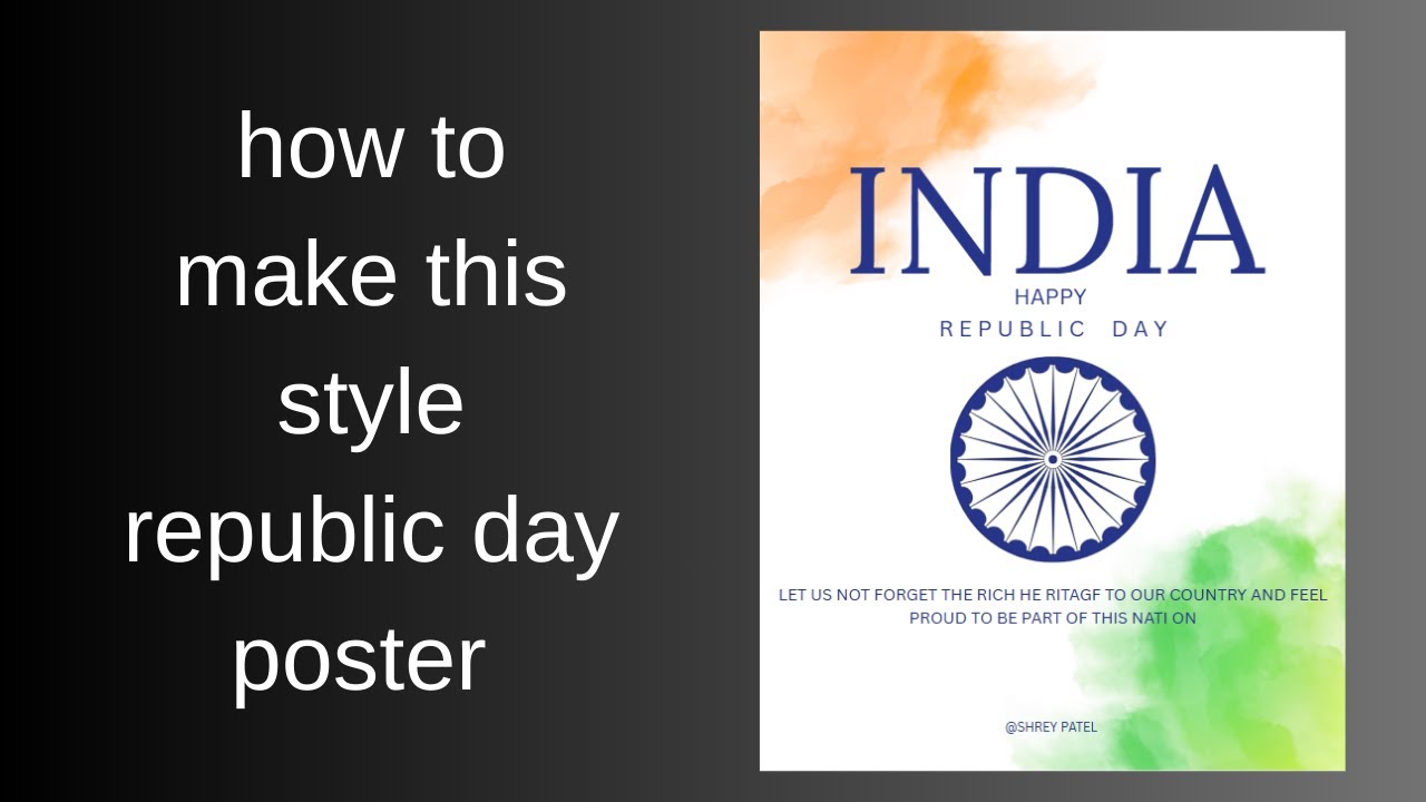 26JAN Republic day Poster