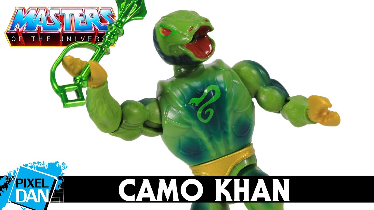 CAMO KHAN MOTU Origins Action Figure Review | Masters of the Universe Origins