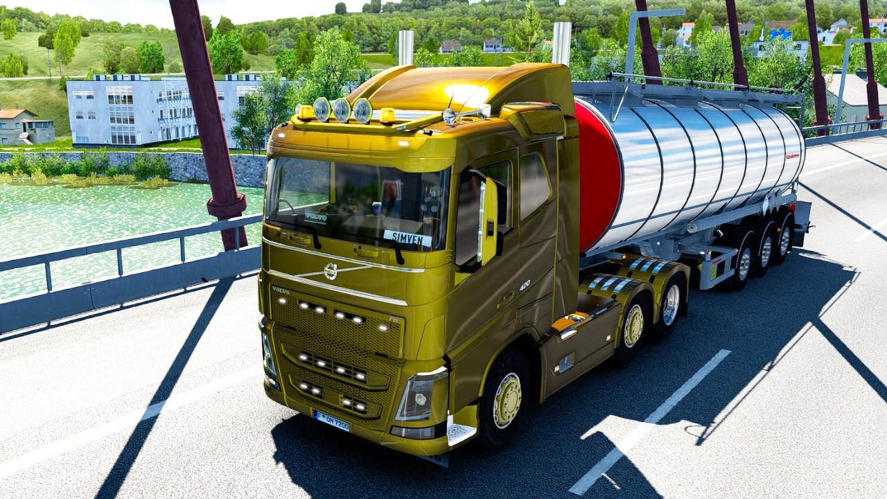 Relaxing Scenic Haul in Switzerland 🇨🇭 | Volvo FH4 | Euro Truck Simulator 2 1.58