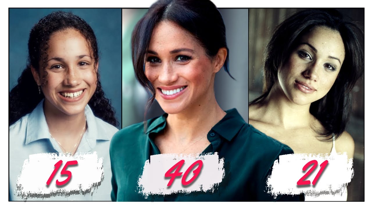 Meghan Markle transformation from 0 to 42 years old
