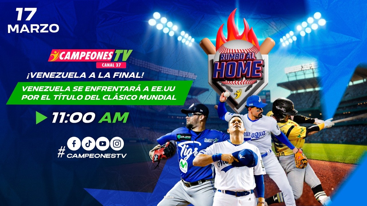 🎙️⚾ RUMBO AL HOME: Venezuela vs EE. UU. por el título del Clásico Mundial 2026 🔥🏆 (17/03/2026)