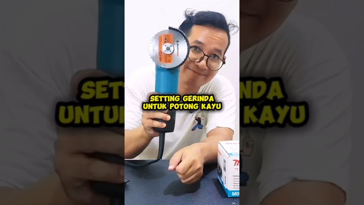 CARA PASANG MATA PISAU GERINDA YANG BENAR #tutorial #diy #homedecor #woodworking