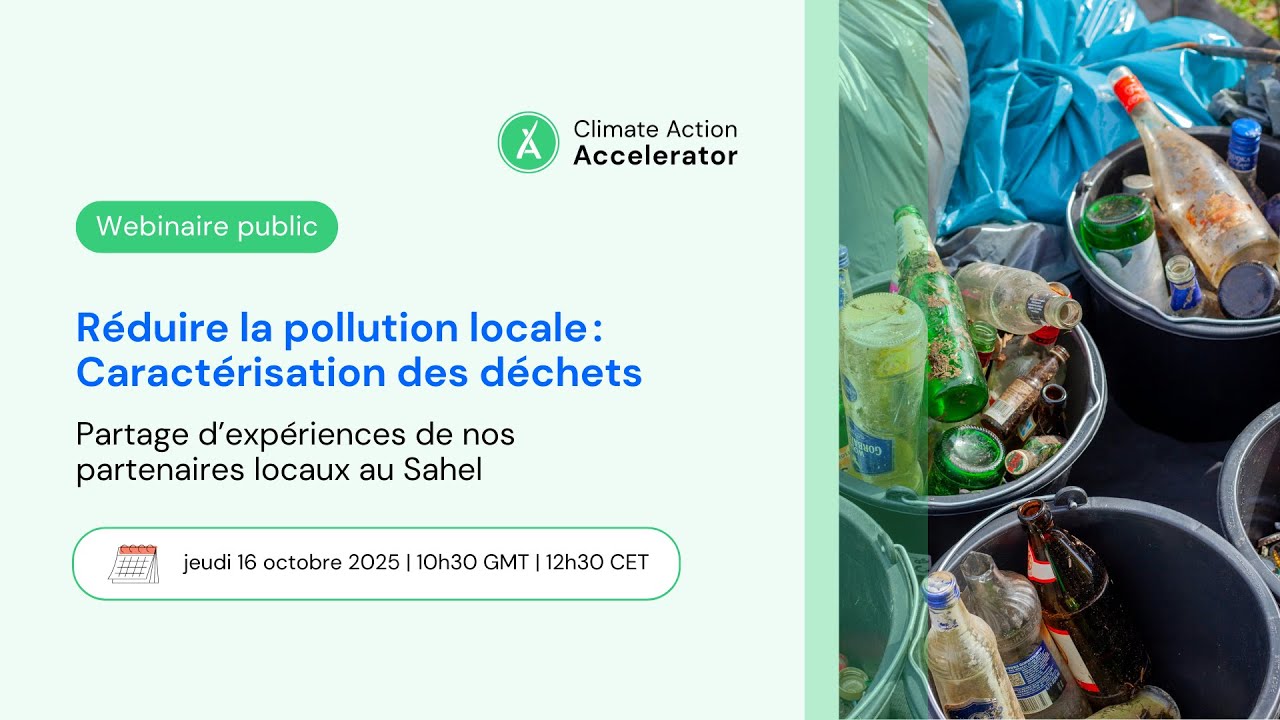 Réduire la pollution locale : Caractérisation des déchets