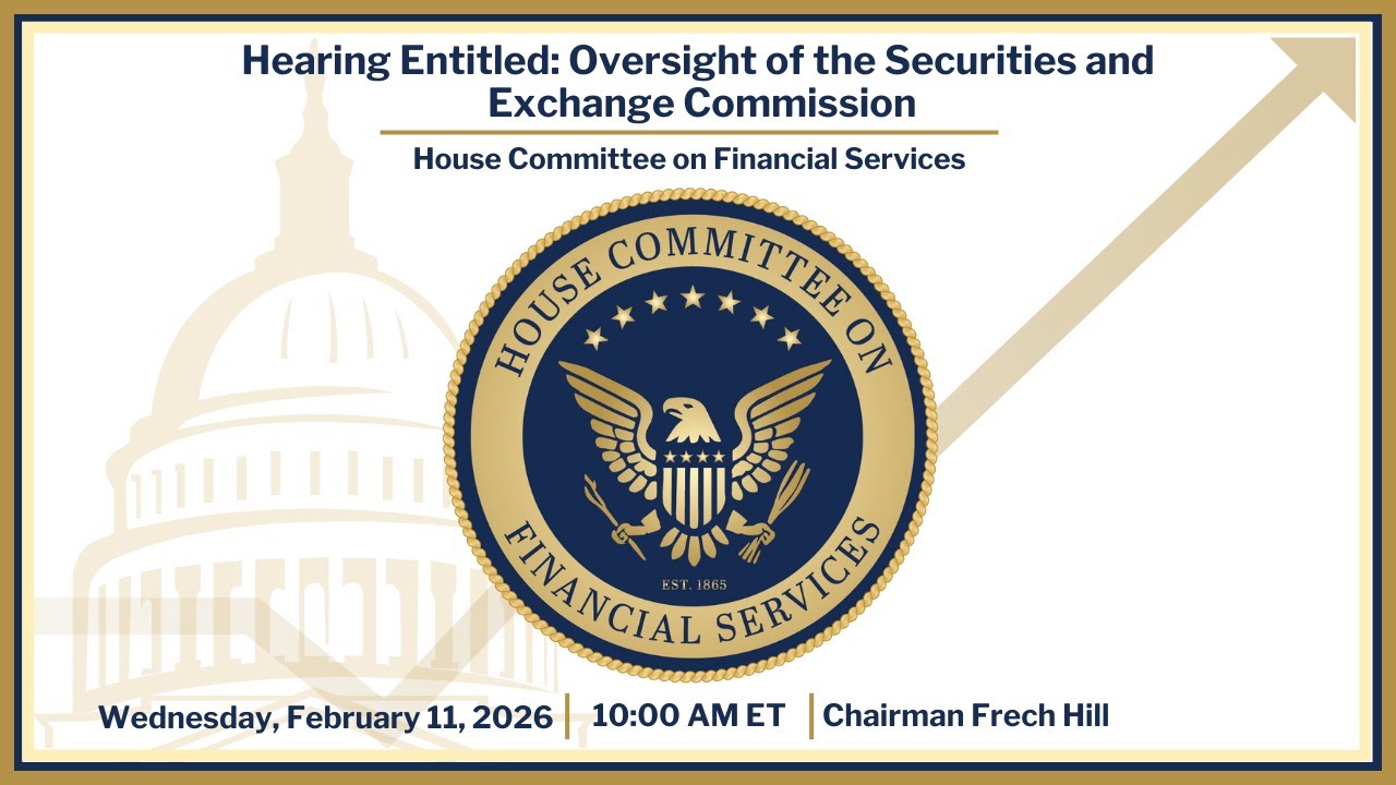 Hearing Entitled: Oversight of the Securities and Exchange Commission