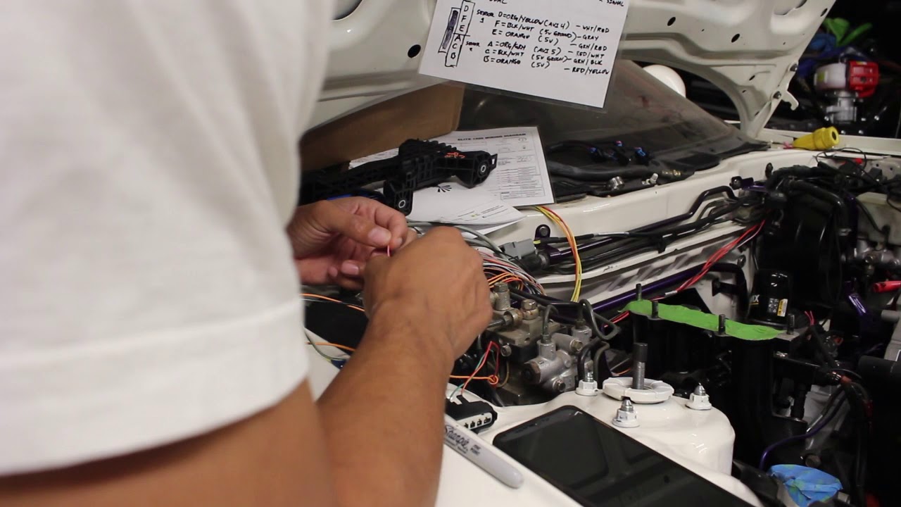 RX7 FD Haltech Wiring: DBW GM / LS Throttle Body and RX8  E Pedal