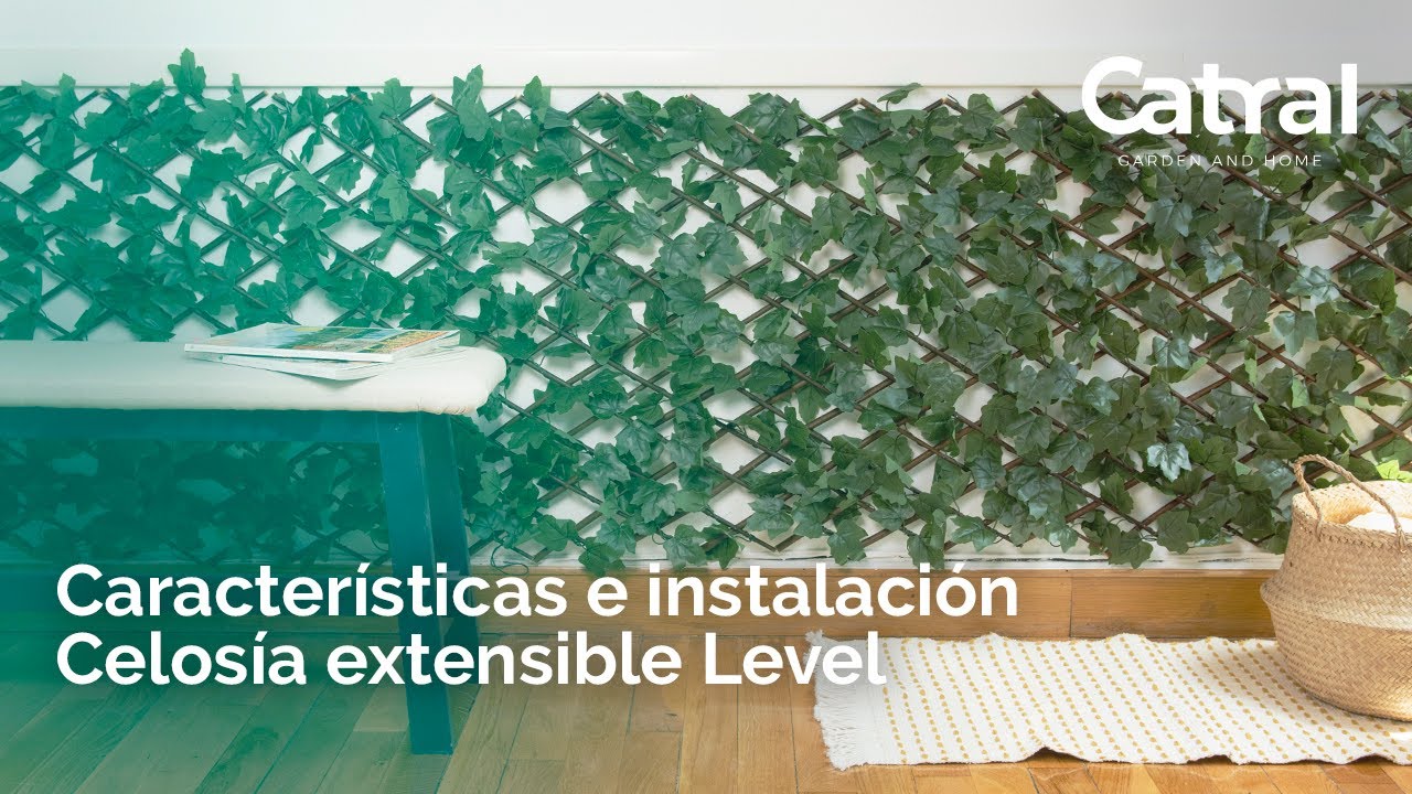Celosía extensible Level | Características e instalación | Catral Garden