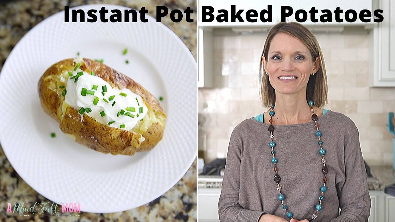 The EASIEST & BEST Way to Make Baked Potatoes: Instant Pot Baked Potato
