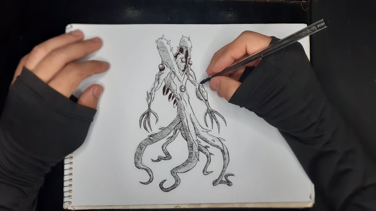 SpeedArte DESAFIO: Desenhar o CIPO SELVAGEM (Ben 10)​