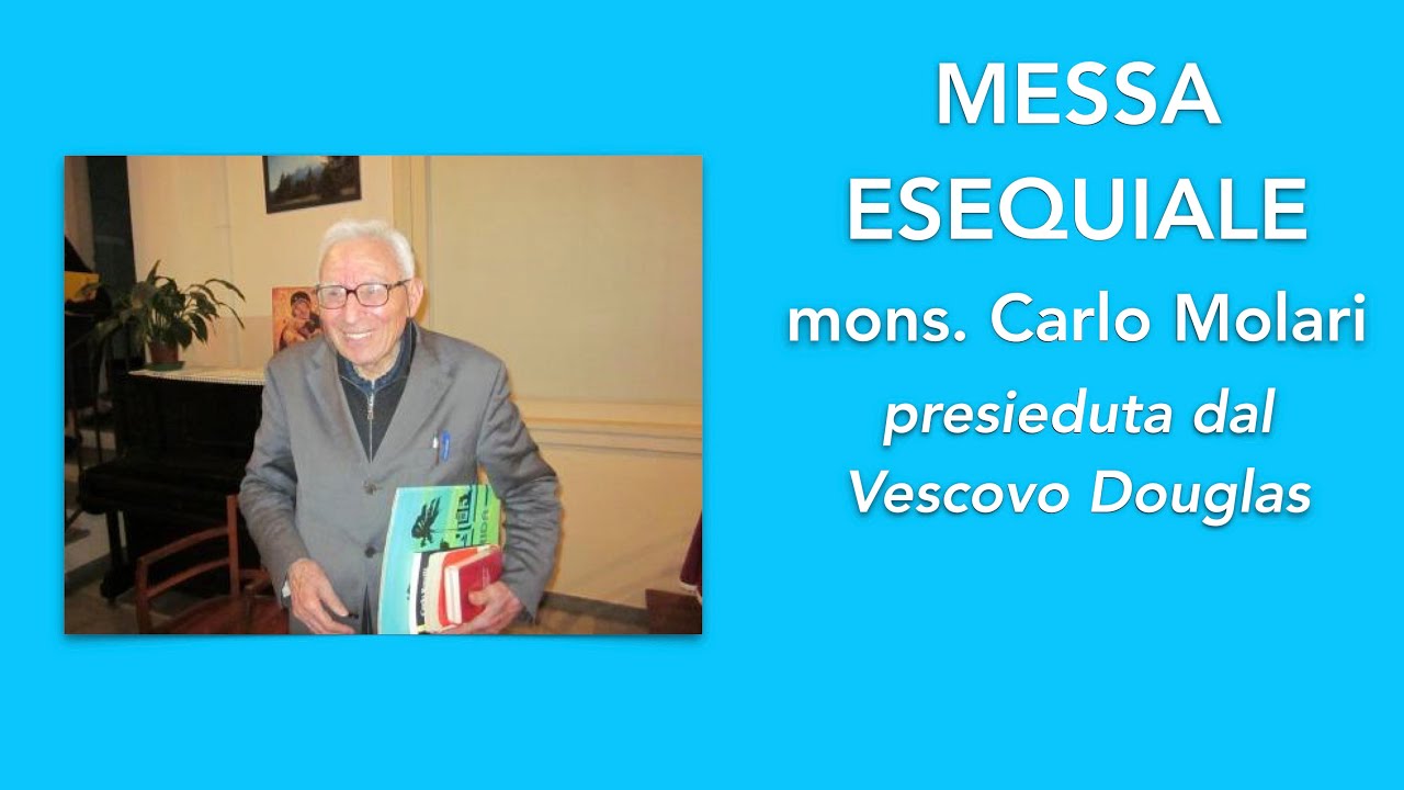 Messa esequiale per l'ultimo saluto al sacerdote mons. Carlo Molari