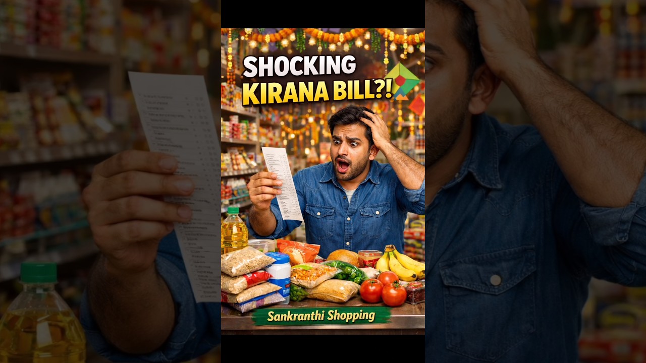 Sankranthi Shopping Shock 😳 | Kirana Bill Reality