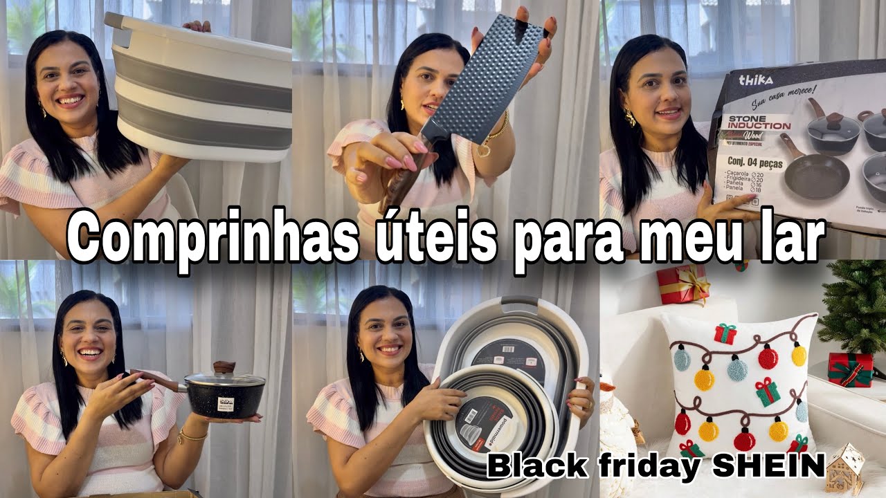 COMPRINHAS PARA O LAR 🏡 itens úteis para cozinha e decoração 💕BLACK FRIDAY 2025 SHEIN😍Glaucia Moura 
