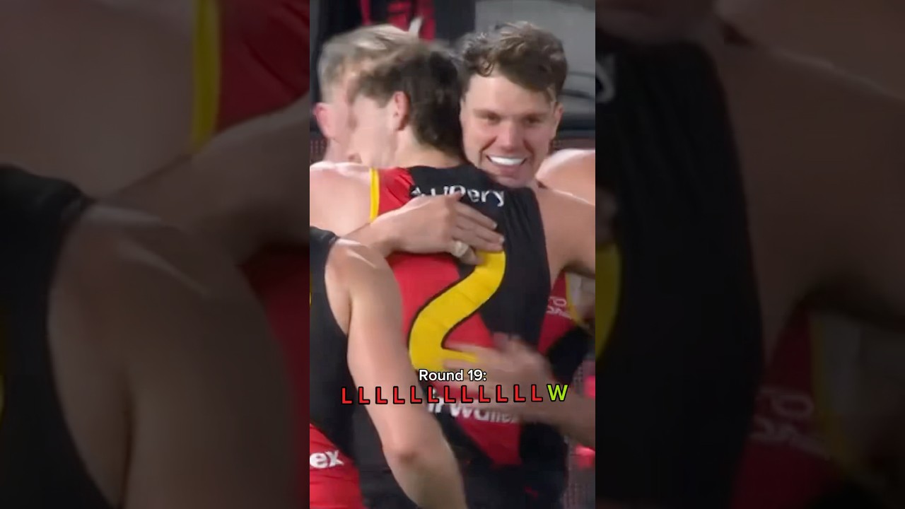 99 days later&hellip; this siren finally sounded different 🥲 #afl #footy #essendon