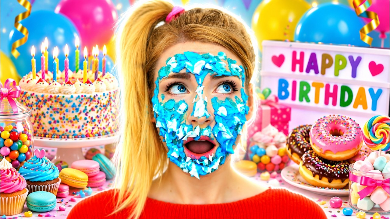 I Tried Making Cake With Balloons! Food Challenge!