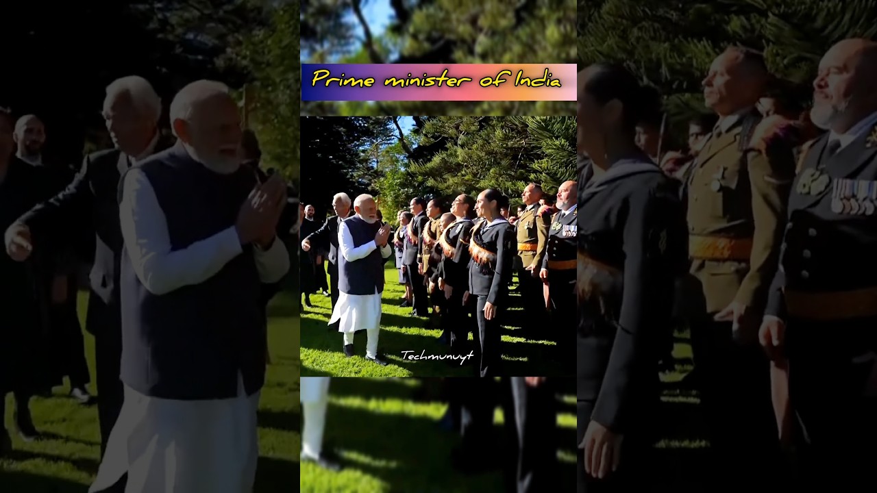PM Modi receives  Māori ceremonial welcome in New Zealand#shortsfeed#ytshorts#edit#pmmodi#fypシ゚viral