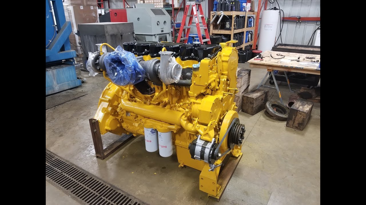 Caterpillar C-18 Rebuild Time Lapse