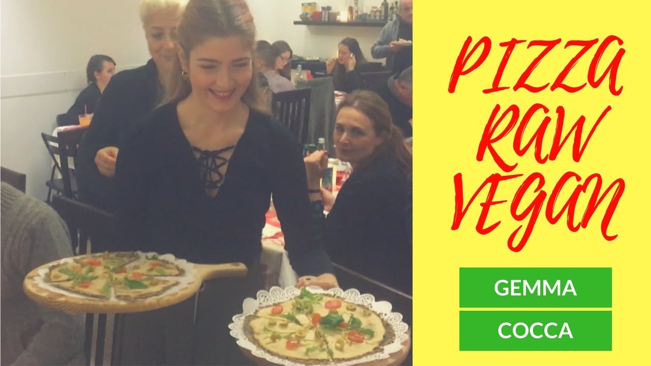Pizza crudista vegan 😋 | Gemma Cocca raw vegan
