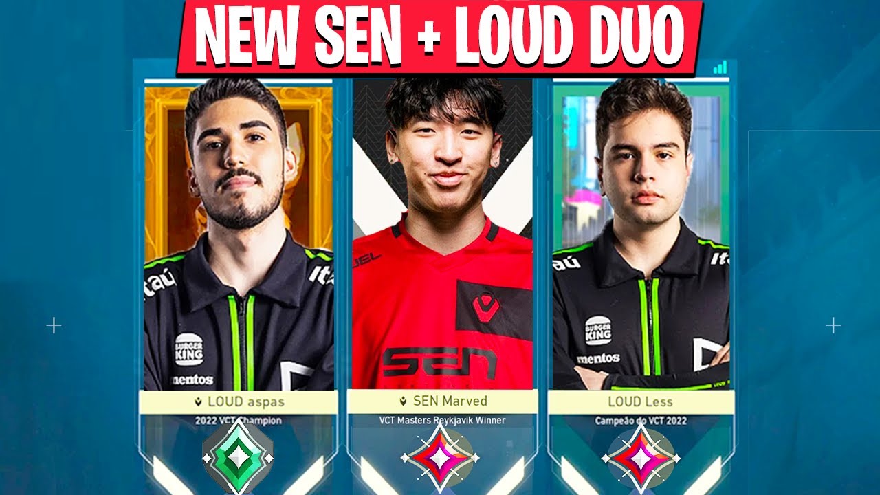 SEN Marved , LOUD Aspas & LOUD Less Playing Together In One Team In Ranked Game | VALORANT