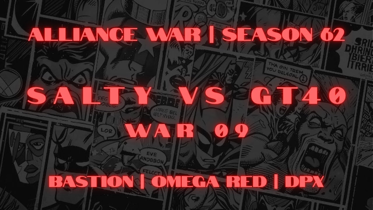Can We Clutch War Champs? | Salty vs GT40 | AW S62 W09 | Marvel Contest of Champions