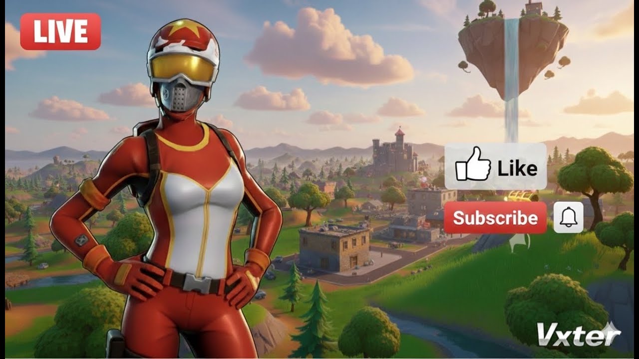 PLAYING FORTNITE