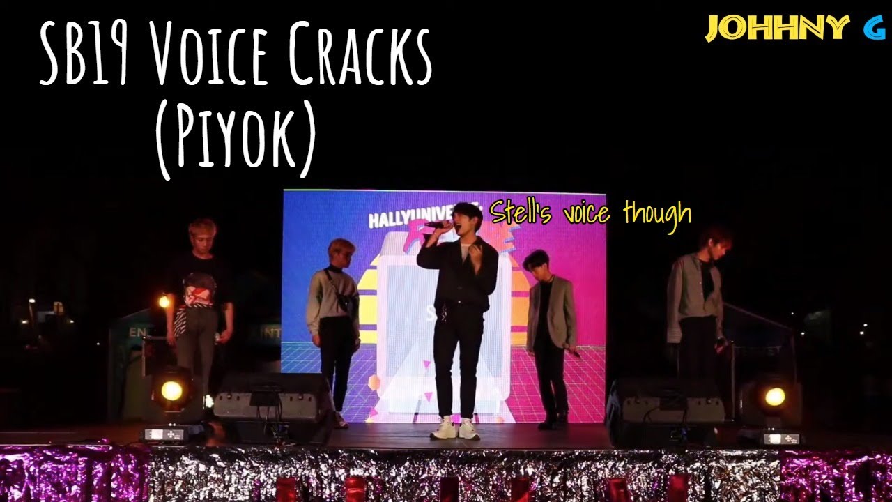 [CC] SB19 Voice Cracks (Piyok) and Fails Compilation
