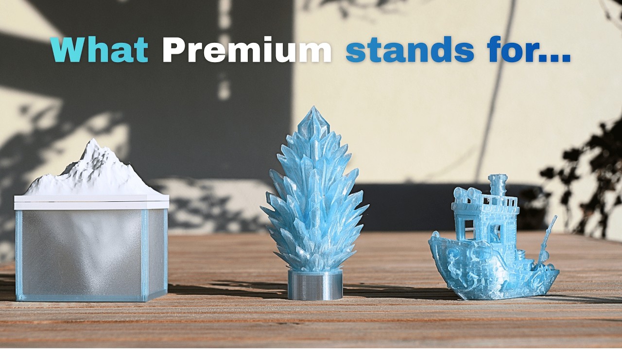Epic ICY 3D Prints with Spectrum PET-G Premium Iceland Blue