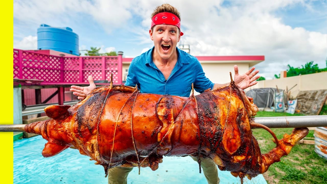 ¡¡PORCO RICO!! Cocina Campestre Extrema en el Caribe!!