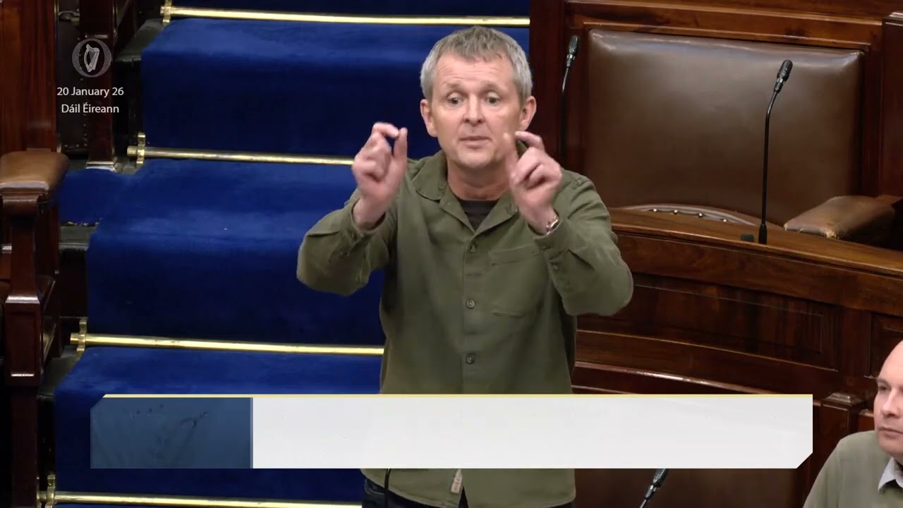 Deputy Richard Boyd Barrett- speech from 20 Jan 2026