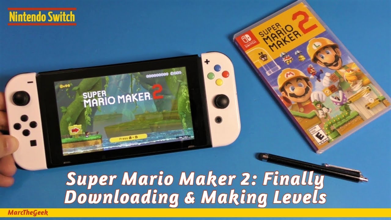Super Mario Maker 2: Finally Downloading & Making Levels