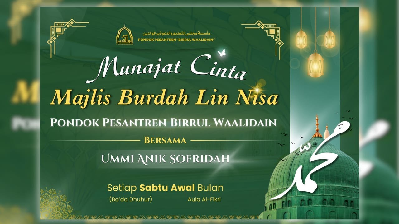 LIVE || MUNAJAT CINTA MAJELIS BURDAH LIN NISA' PP. BIRRUL WAALIDAIN || 7 FEBRUARI 2026