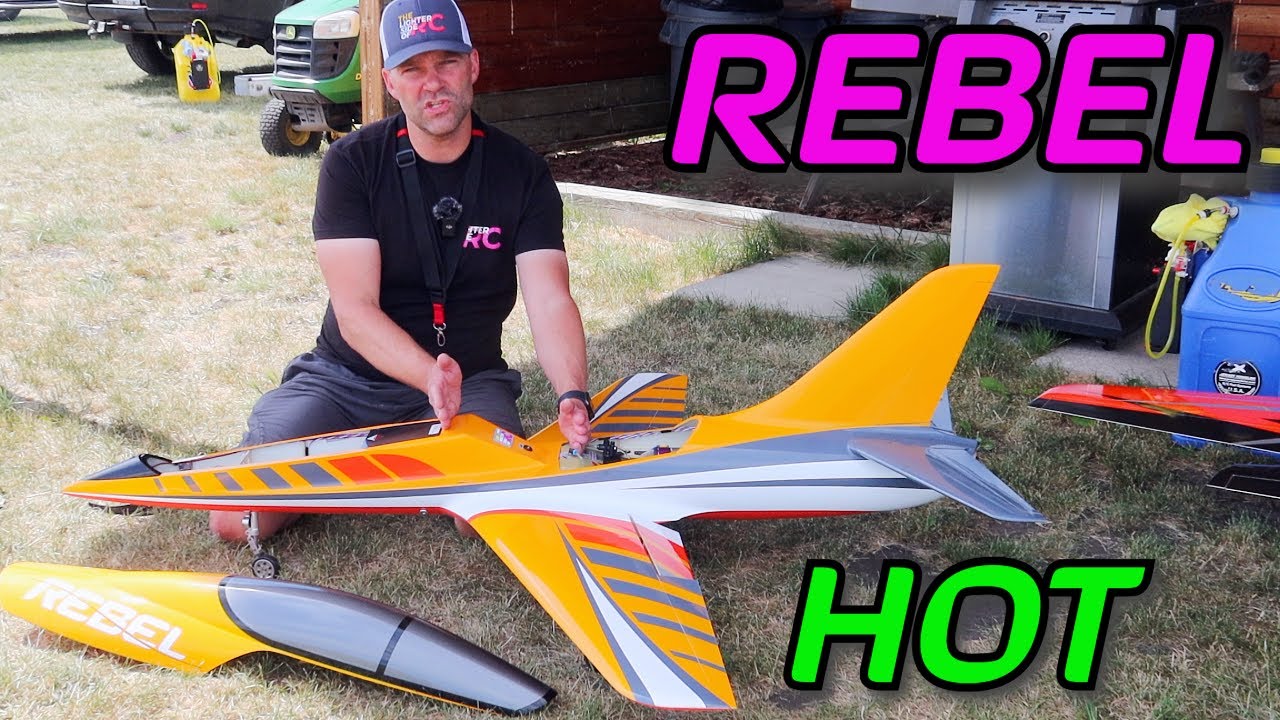 Exciting First Flight Of The CARF Rebel Hot RC Jet