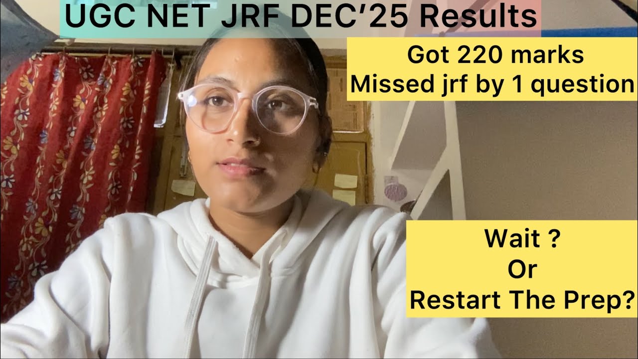 UGC NET DEC’25 RESULTS!! 😢| Let’s  Restart The Prep 👏🏻