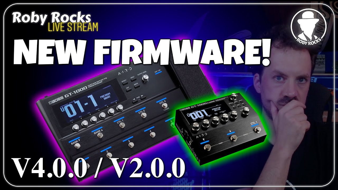 Nuovo FIRMWARE per BOSS GT-1000 !