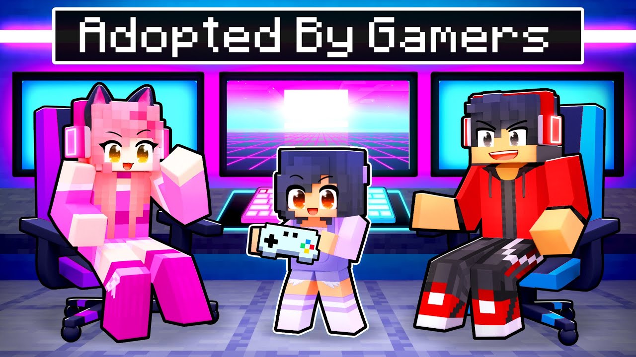Adopted By the GAMER FAMILY in Minecraft!