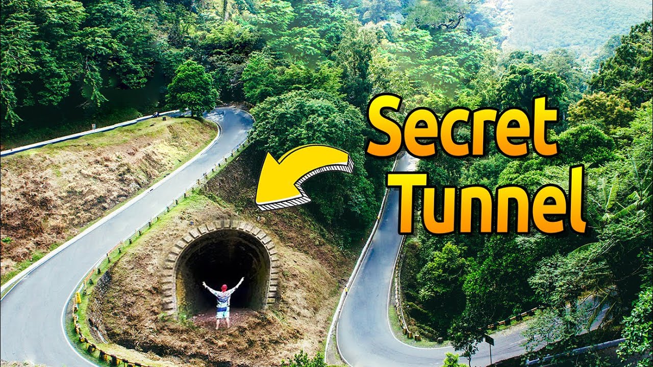 We found CREEPY TUNNEL below this Zigzag Road in the Philippines