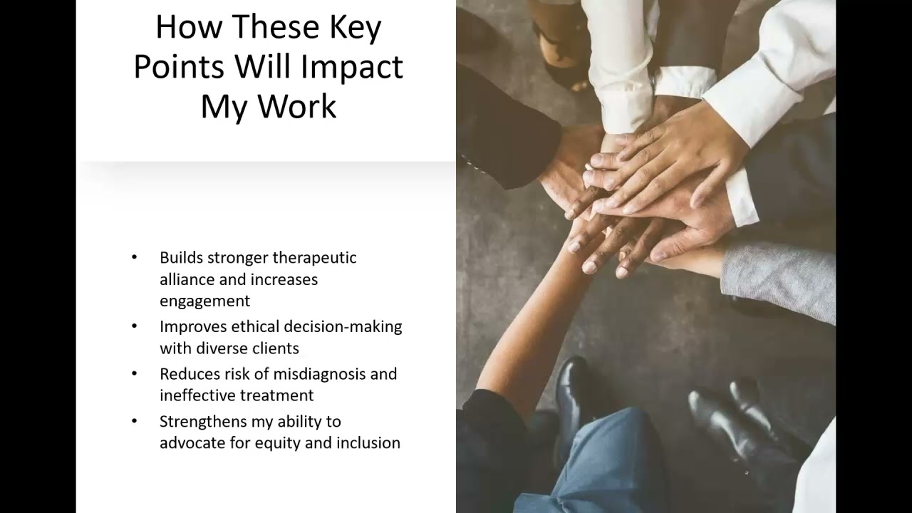 Key Foundations of Multicultural Counseling