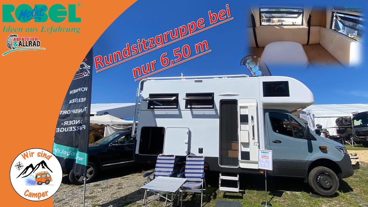 Einmal mit RUNDSITZGRUPPE BITTE auf 6,50 M und 4x4 | Robel Mobil | Abenteuer Allrad 2022