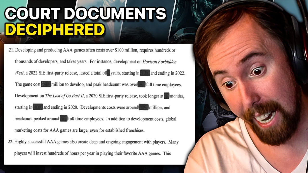 Sony Leaks The Cost of Making a Triple-A Game | Asmongold Reacts