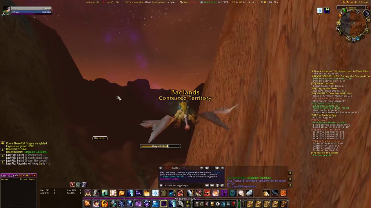 Vanilla WoW -  Nostralia.org - Reroll Level 49!