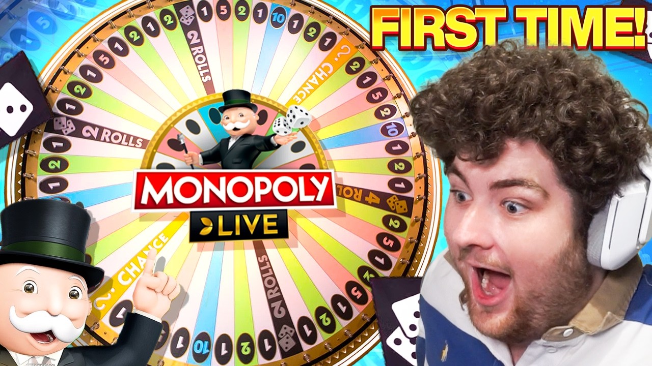MONOPOLY LIVE BONUS WENT INSANE  (GAME SHOW)